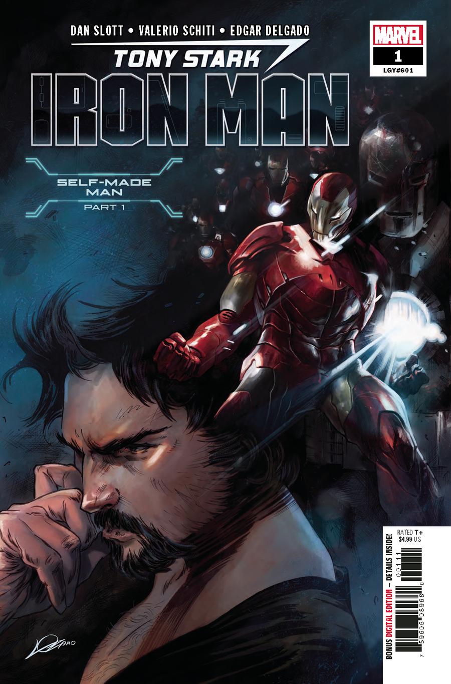 Tony Stark Iron Man #1 Cover A 1st Ptg Regular Alexander Lozano Cover