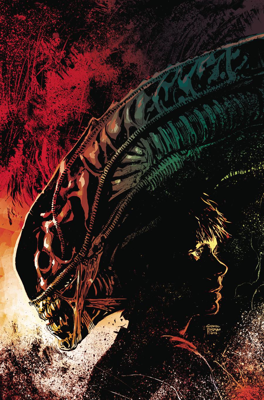 Aliens Dust To Dust #3 Cover A Regular Gabriel Hardman Cover