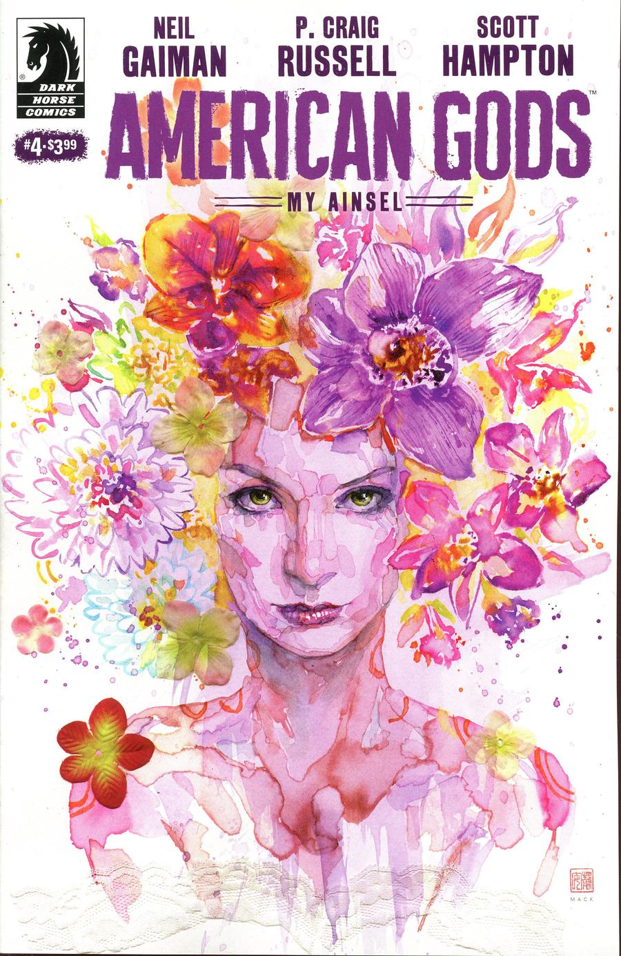 American Gods My Ainsel #4 Cover B Variant David Mack Cover