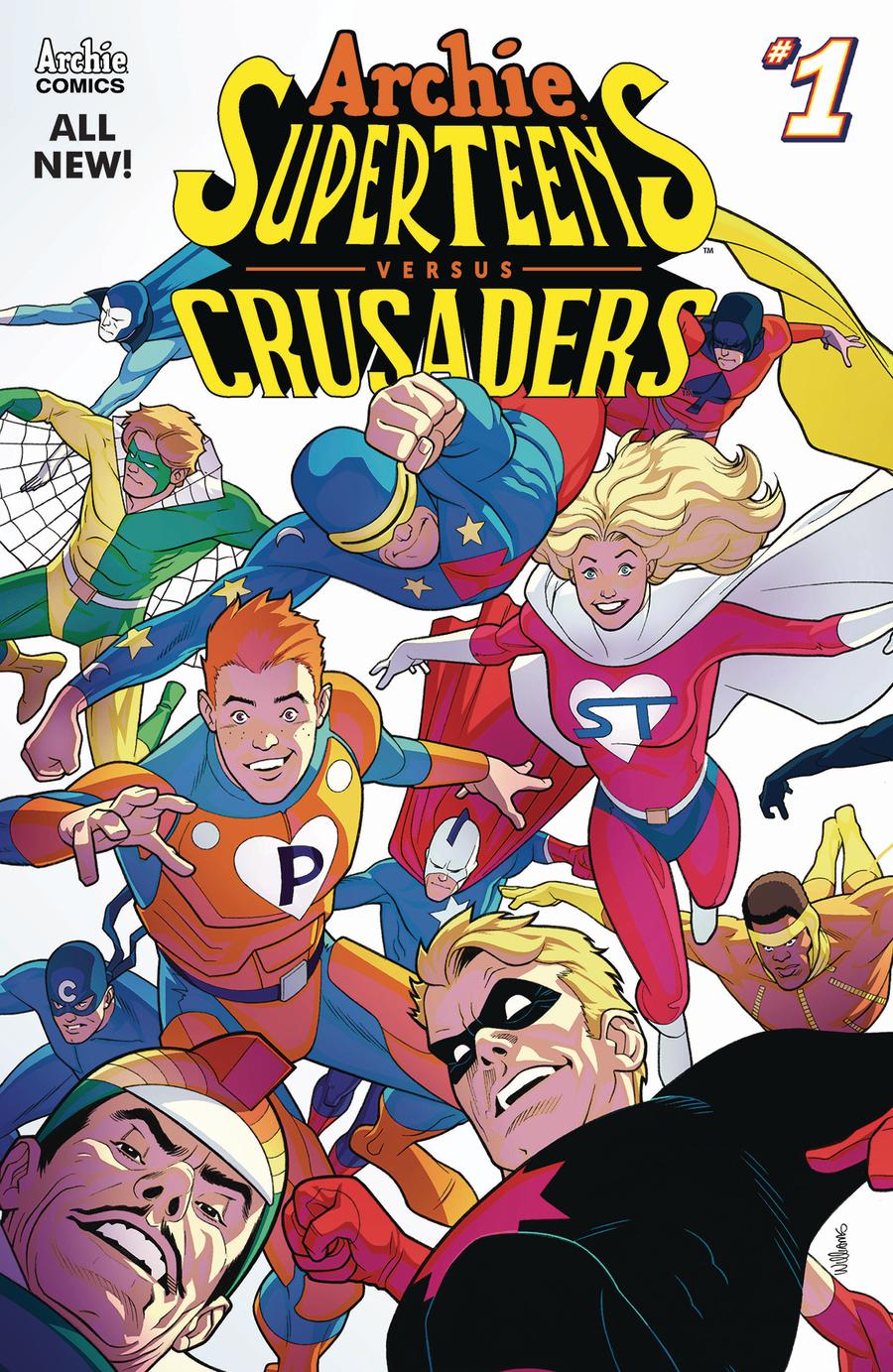 Archie Superteens Versus Crusaders #1 Cover A Regular Kelsey Shannon Connecting Cover (1 Of 2)