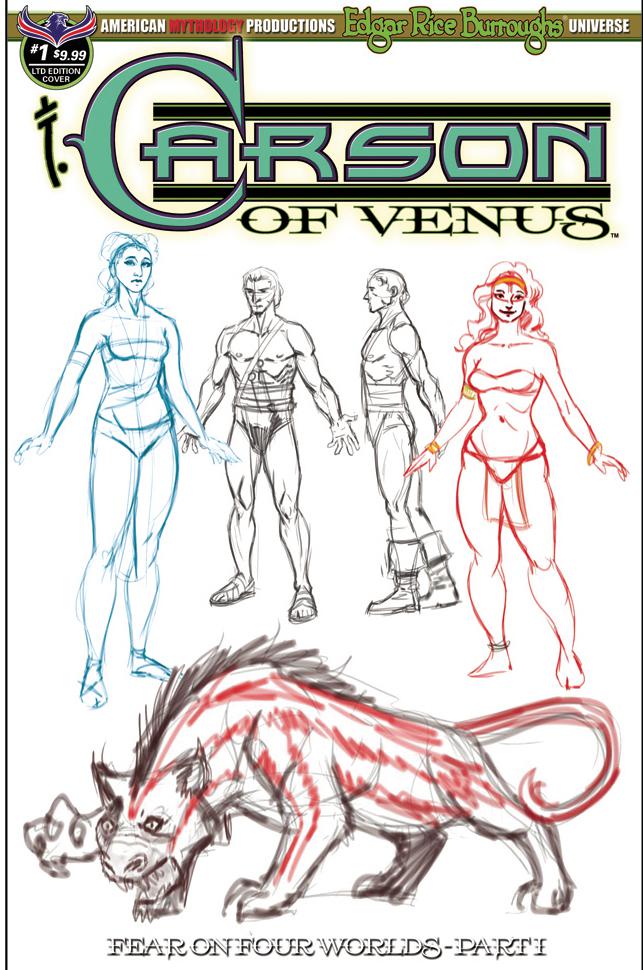 Carson Of Venus #1 Cover C Variant Special Limited Edition Cover (Fear On Four Worlds Part 1)