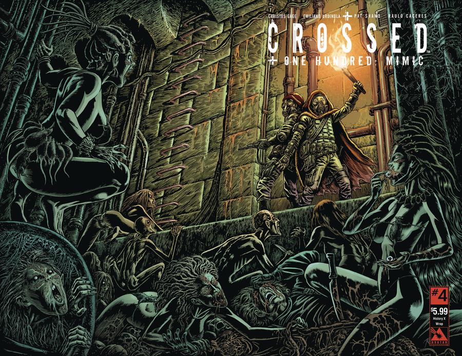 Crossed Plus 100 Mimic #4 Cover C History X Wraparound Cover