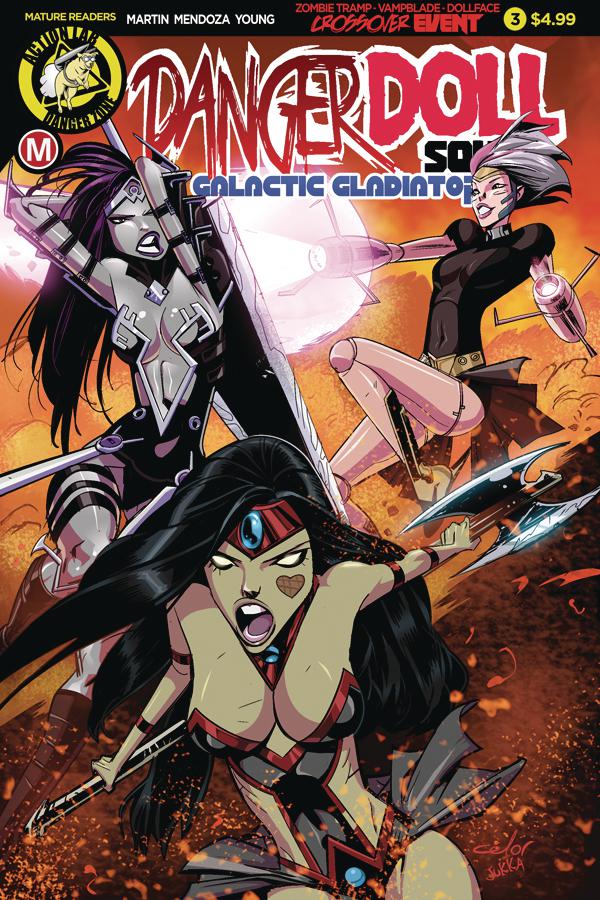 Danger Doll Squad Galactic Gladiators #3 Cover A Regular Celor Cover