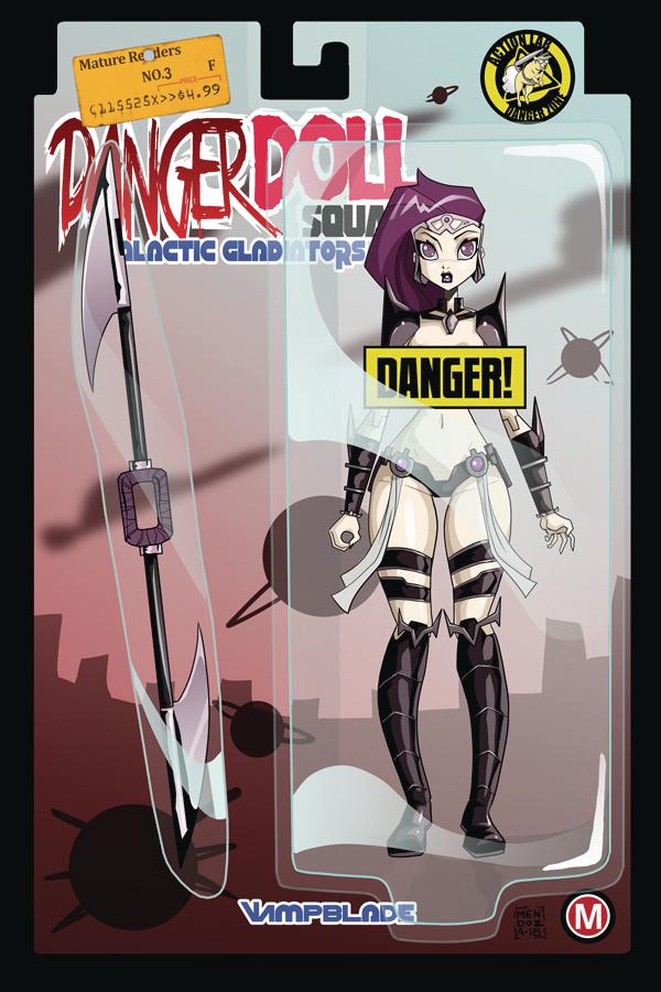 Danger Doll Squad Galactic Gladiators #3 Cover F Variant Dan Mendoza Risque Cover
