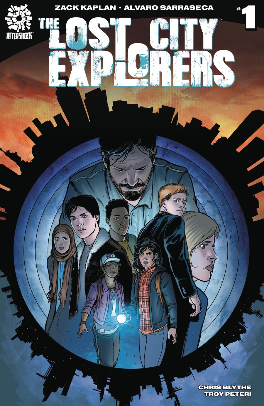 Lost City Explorers #1 Cover B Variant Alvaro Sarraseca & Chris Blythe Cover