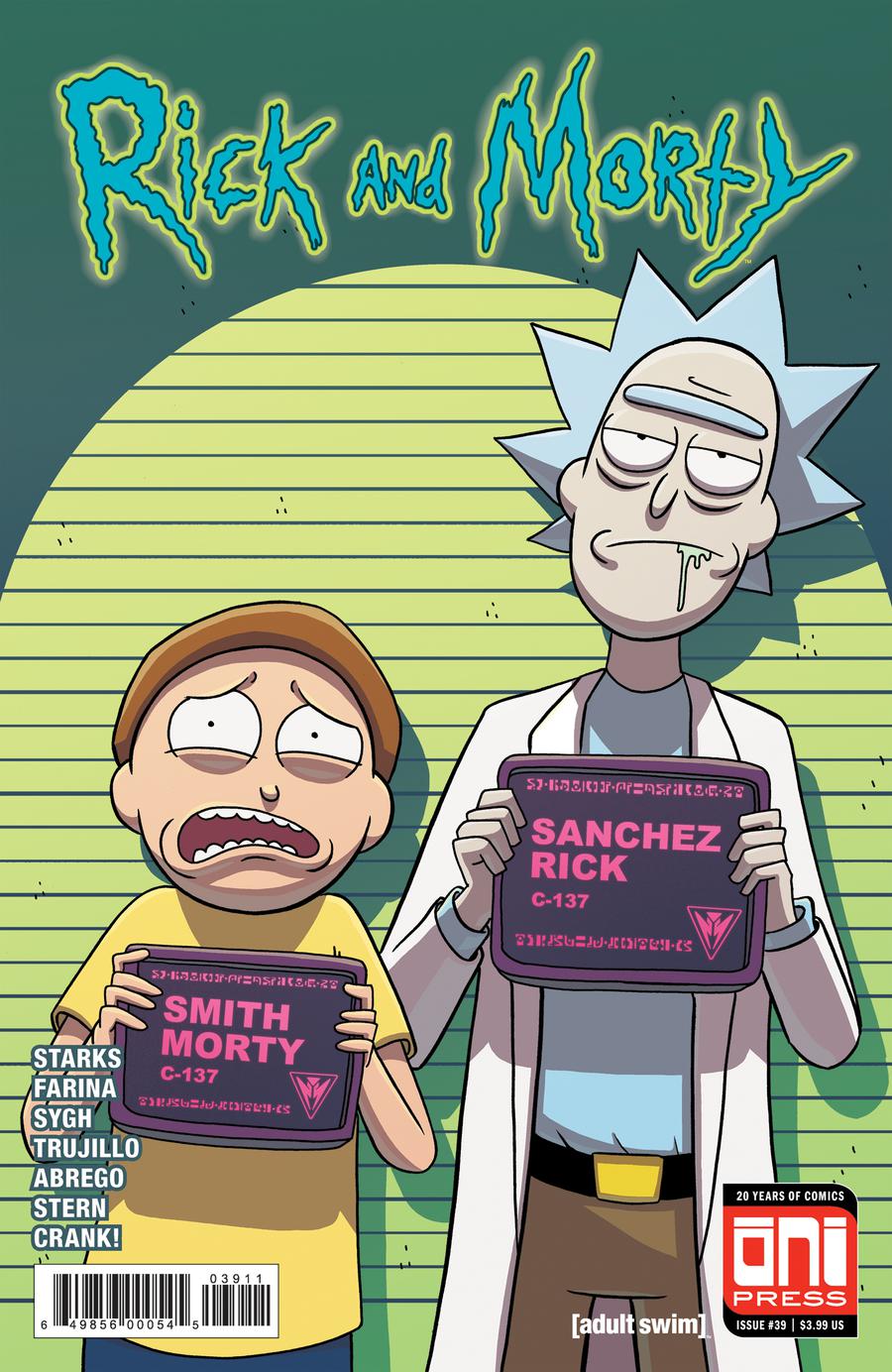 Rick And Morty #39 Cover A Regular Marc Ellerby & Sarah Stern Cover