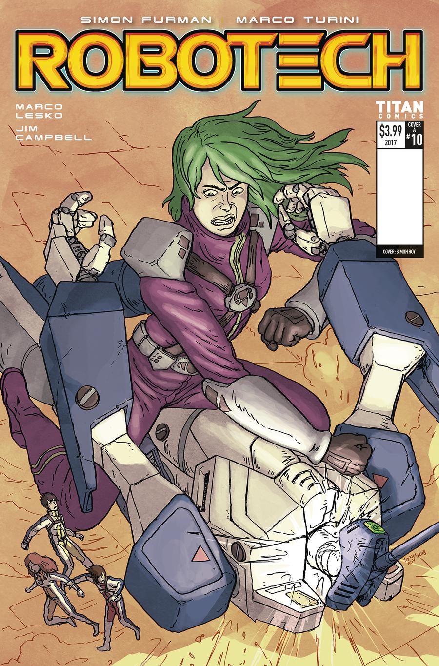 Robotech Vol 3 #10 Cover A Regular Simon Roy Cover