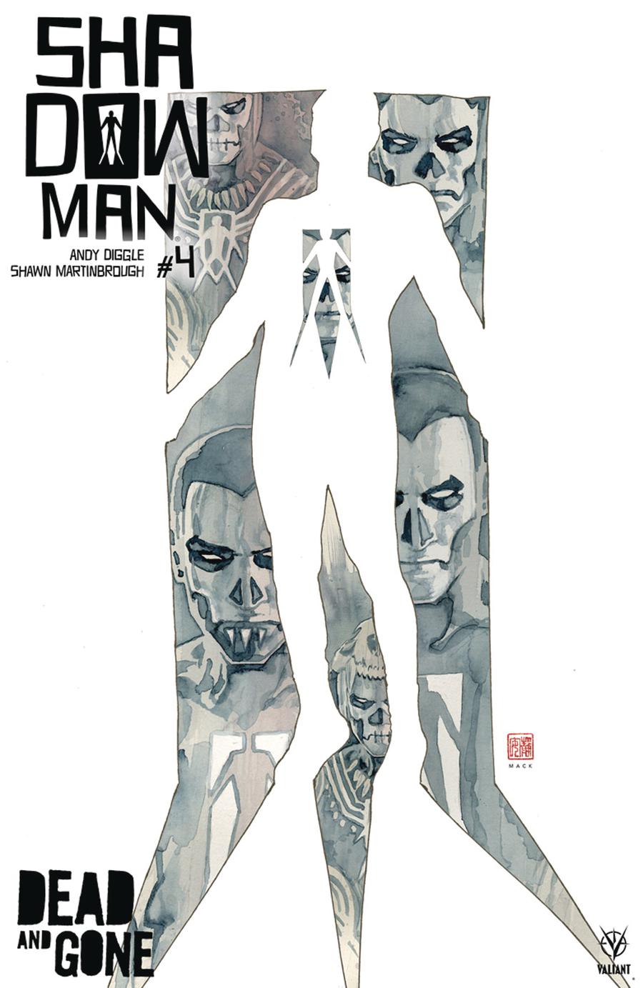 Shadowman Vol 5 #4 Cover B Variant David Mack Cover