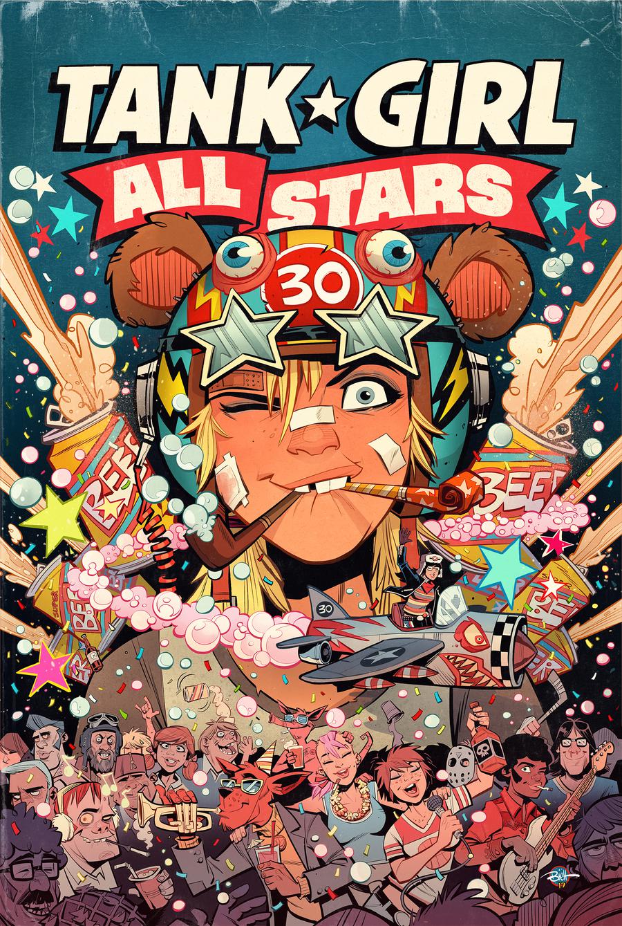 Tank Girl All Stars #1 Cover A Regular Brett Parson Cover