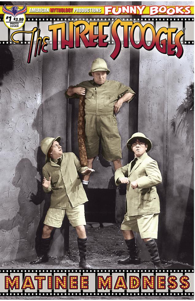 Three Stooges Matinee Madness #1 Cover B Variant Color Photo Cover