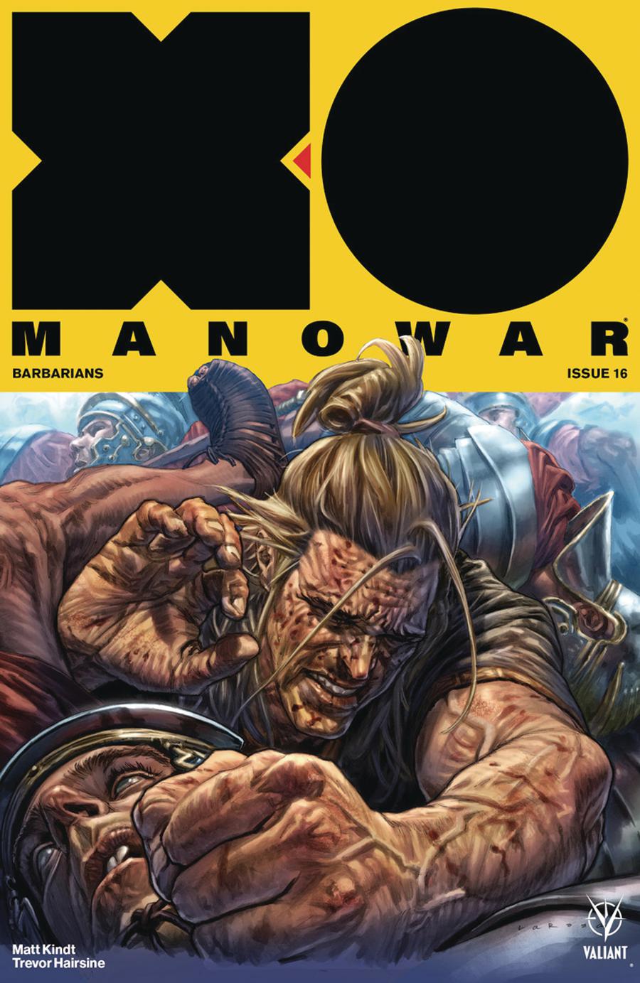 X-O Manowar Vol 4 #16 Cover A Regular Lewis Larosa Cover