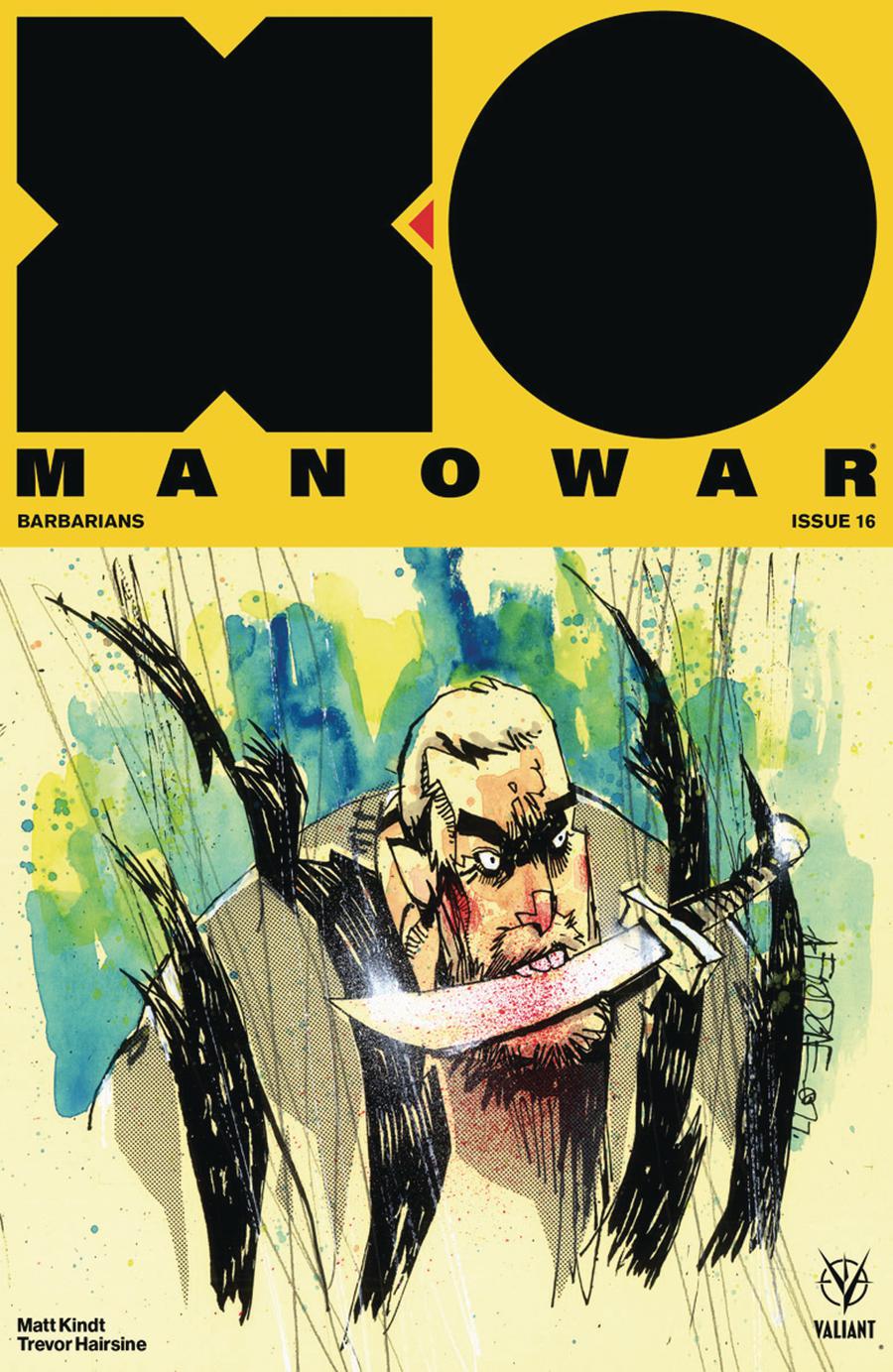X-O Manowar Vol 4 #16 Cover B Variant Jim Mahfood Cover