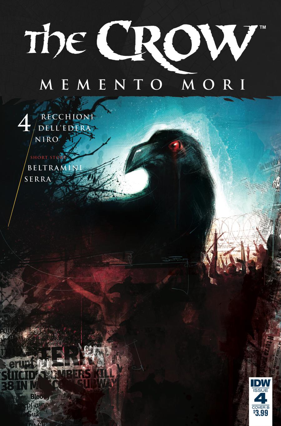 Crow Memento Mori #4 Cover B Variant Davide Furno Cover