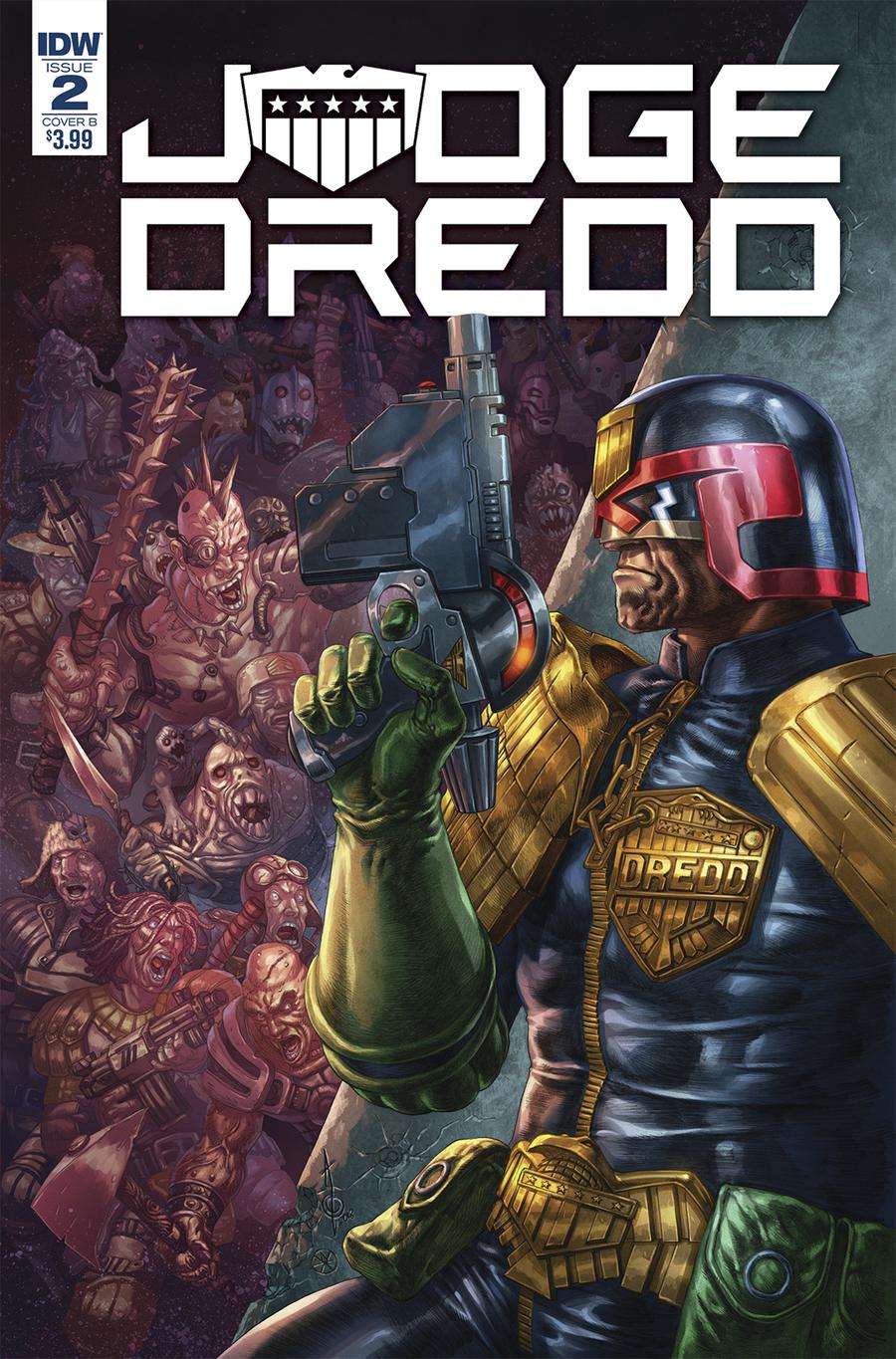 Judge Dredd Under Siege #2 Cover B Variant Alan Quah Cover