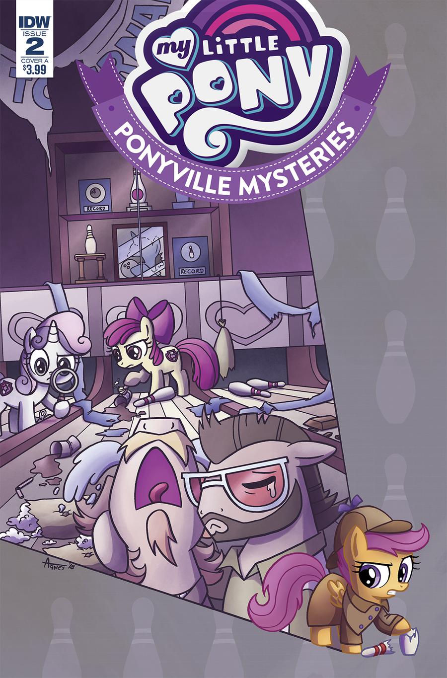 My Little Pony Ponyville Mysteries #2 Cover A Regular Agnes Garbowska Cover