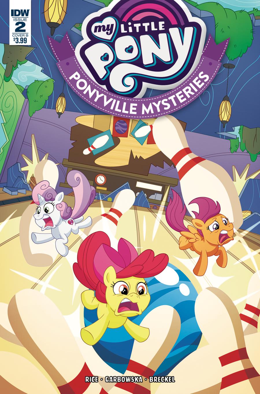 My Little Pony Ponyville Mysteries #2 Cover B Variant Philip Murphy Cover