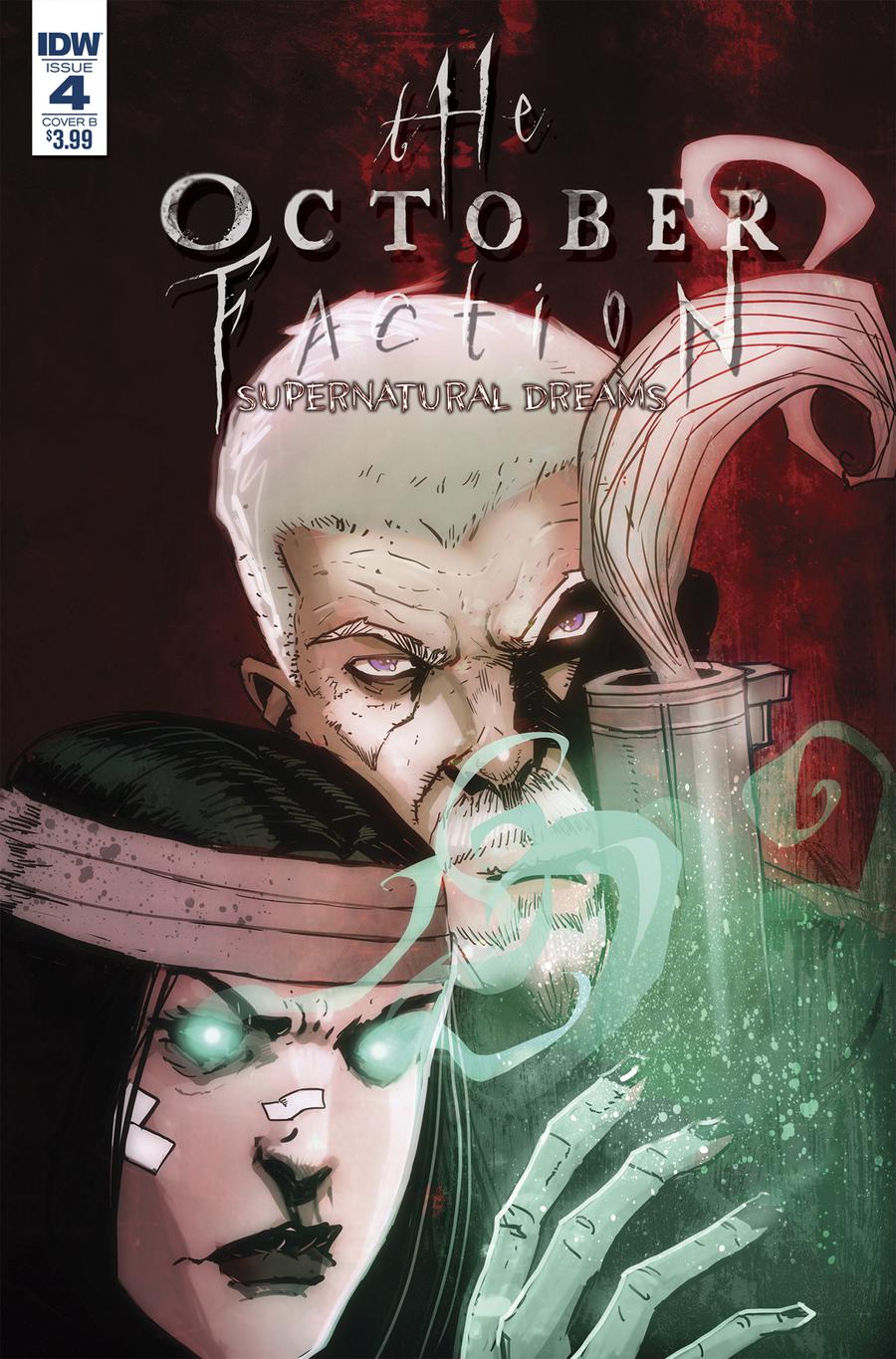 October Faction Supernatural Dreams #4 Cover B Variant Damien Worm Cover