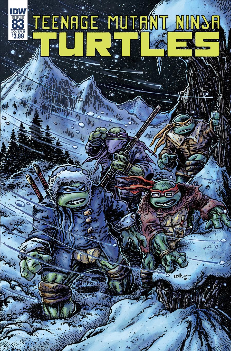 Teenage Mutant Ninja Turtles Vol 5 #83 Cover B Variant Kevin Eastman Cover