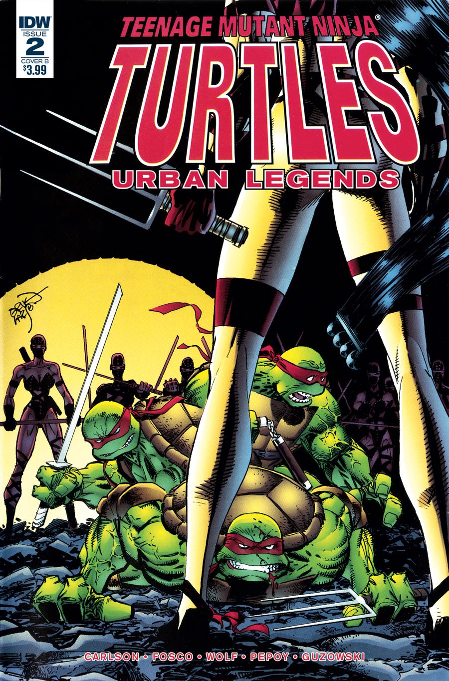 Teenage Mutant Ninja Turtles Urban Legends #2 Cover B Variant Erik Larsen Cover