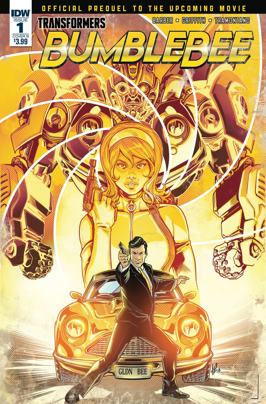 Transformers Bumblebee Movie Prequel #1 Cover B Variant Fico Ossio Cover