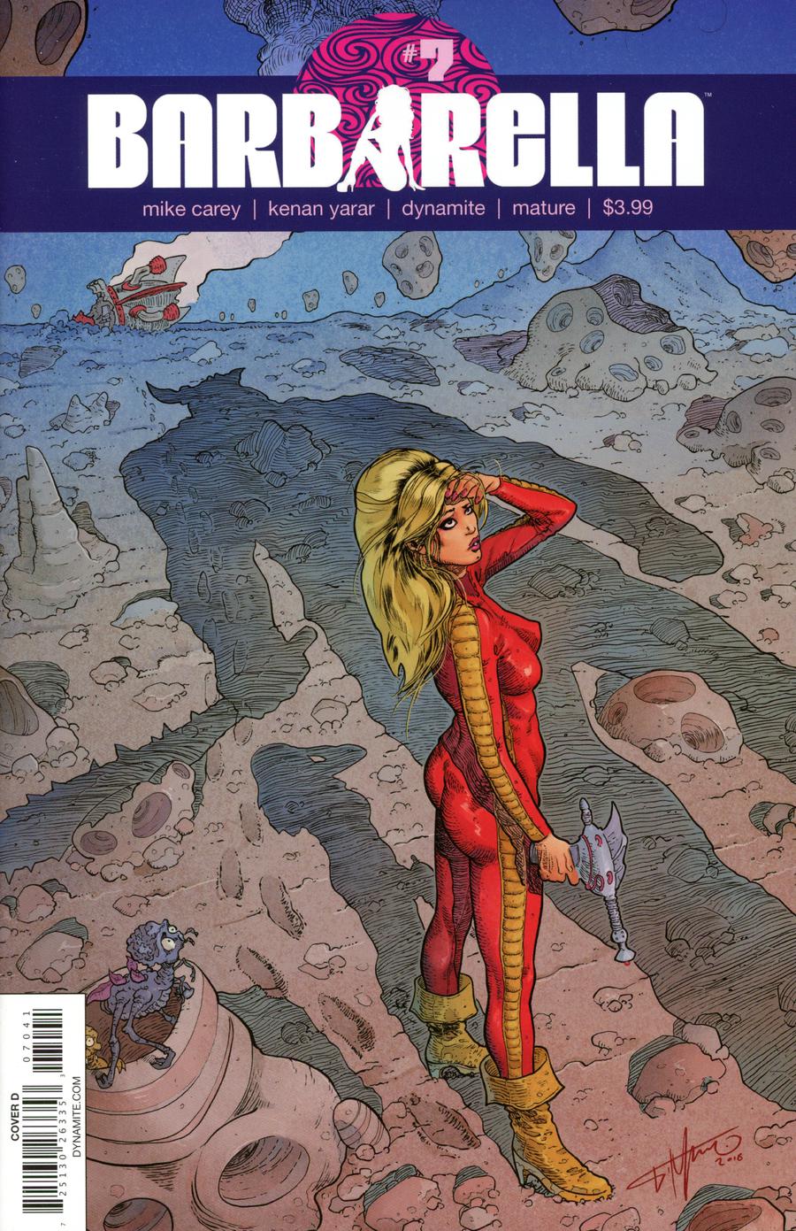 Barbarella #7 Cover D Variant Giovanni Timpano Cover