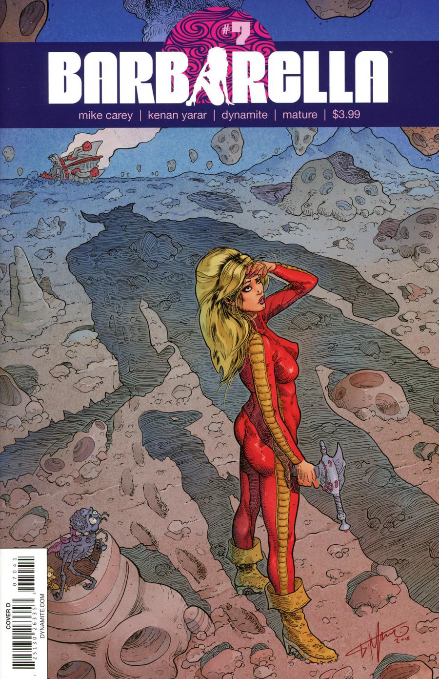 Barbarella #7 Cover D Variant Giovanni Timpano Cover