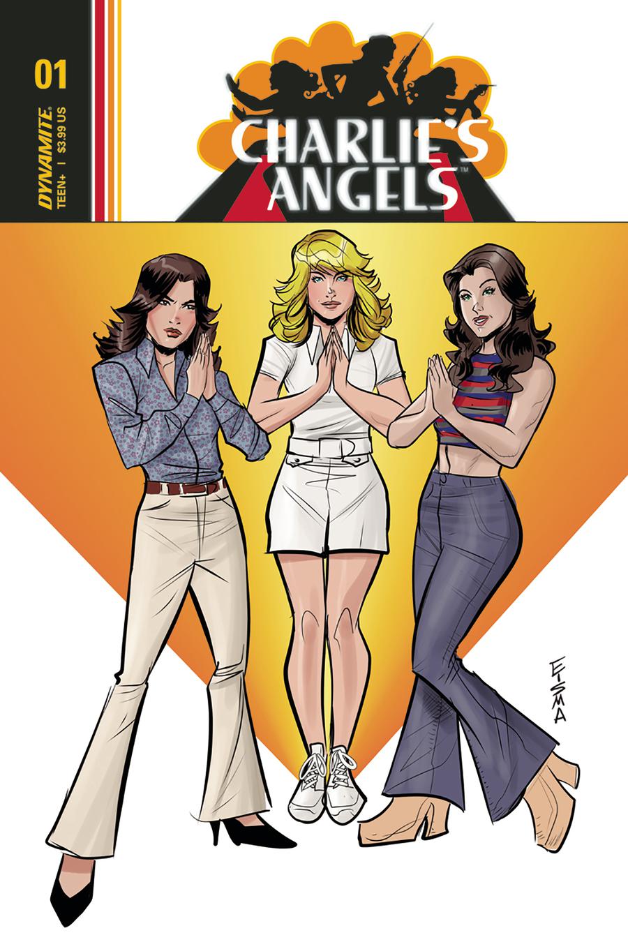 Charlies Angels #1 Cover C Variant Joe Eisma Character Design Cover