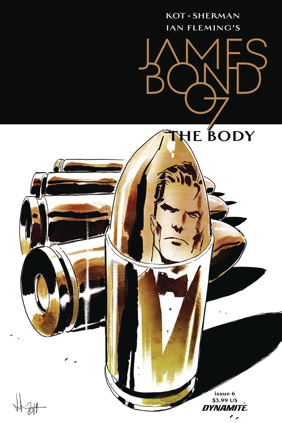 James Bond The Body #6 Cover A Regular Luca Casalanguida Cover