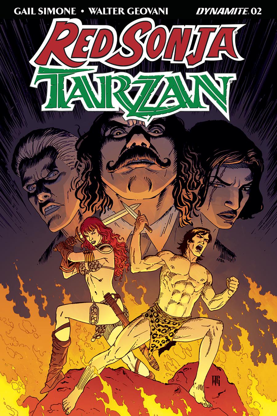 Red Sonja Tarzan #2 Cover B Variant Walter Geovani Cover