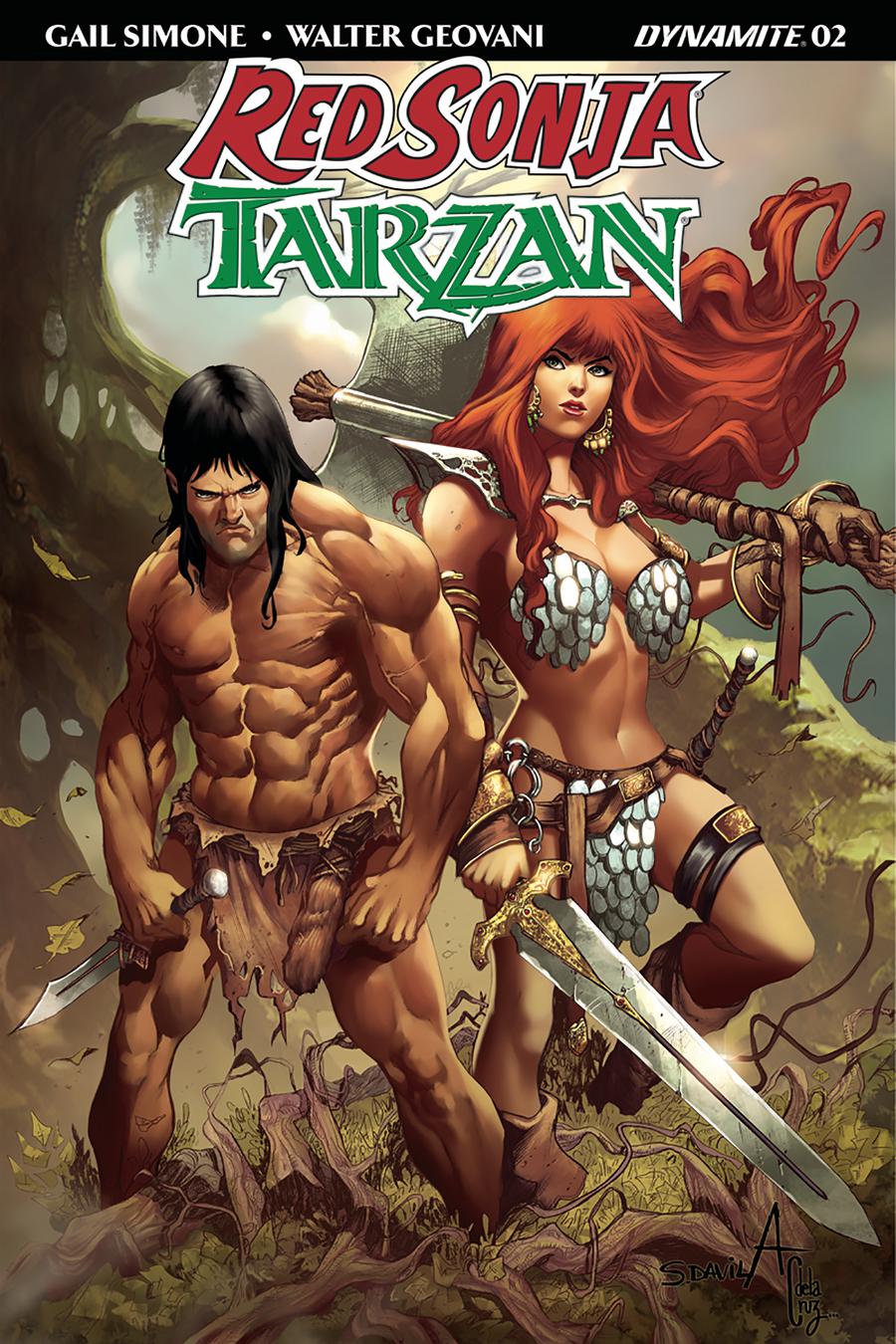 Red Sonja Tarzan #2 Cover C Variant Sergio Davila Cover