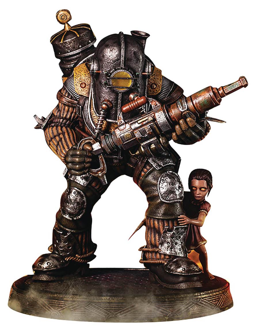 Bioshock Big Daddy & Rosie Statue