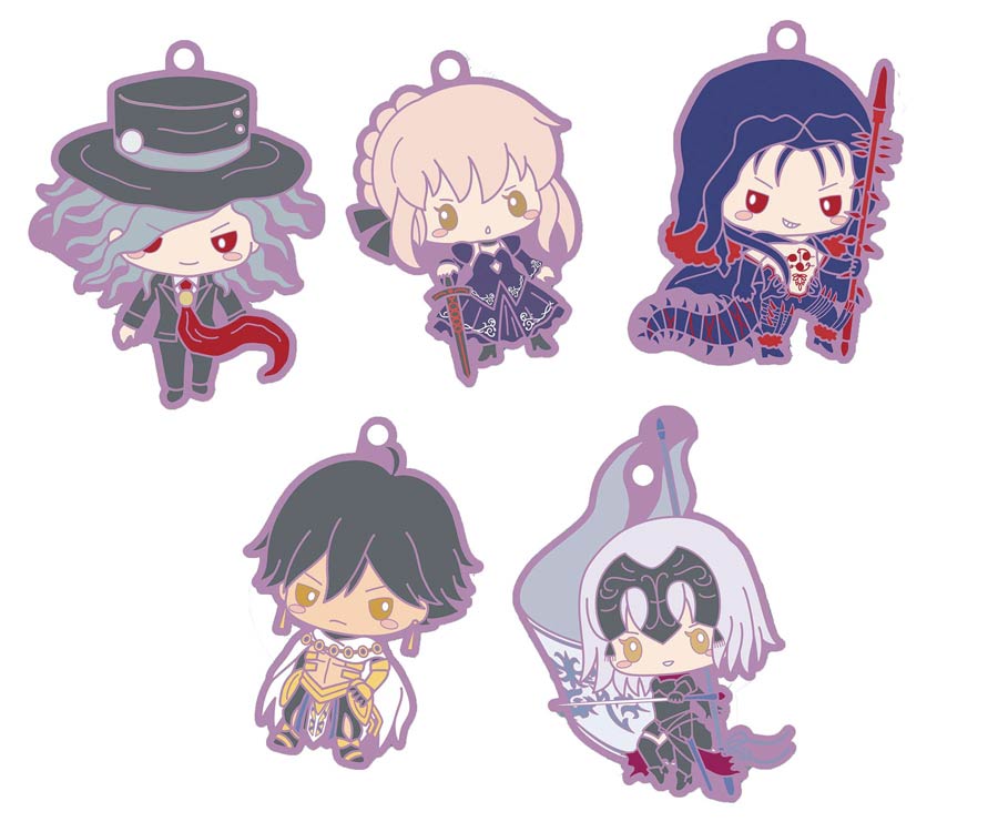 Fate/Grand Order Rubber Mascot Series 2 6-Piece Display