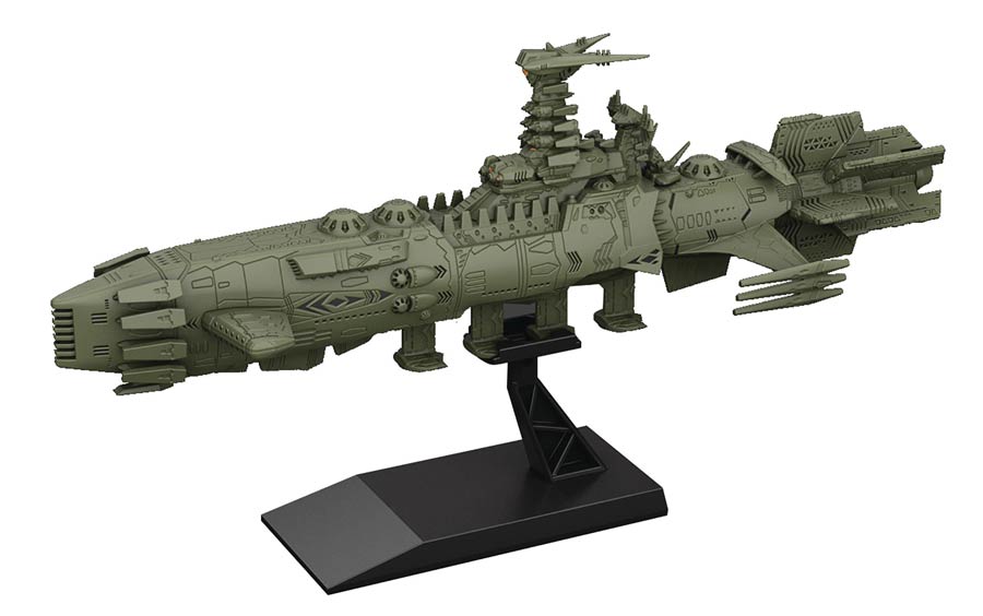 Star Blazers 2202 Mecha Collection Kit #03 Guyzengun Weapons Group Karakrum-Class Combatant Ship