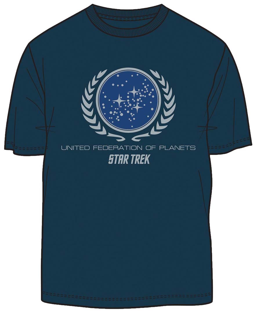 Star Trek United Federation Of Planets Previews Exclusive Tie-Dye T-Shirt Large