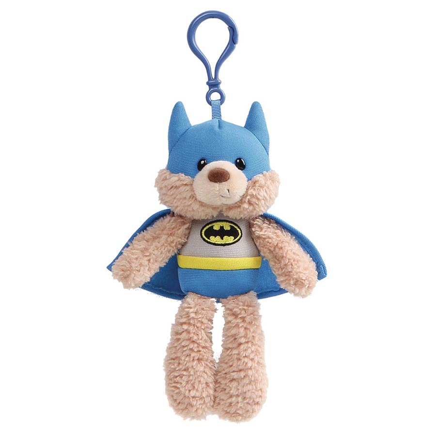 Gund DC Comics 7-Inch Plush Backpack Clip - Batman