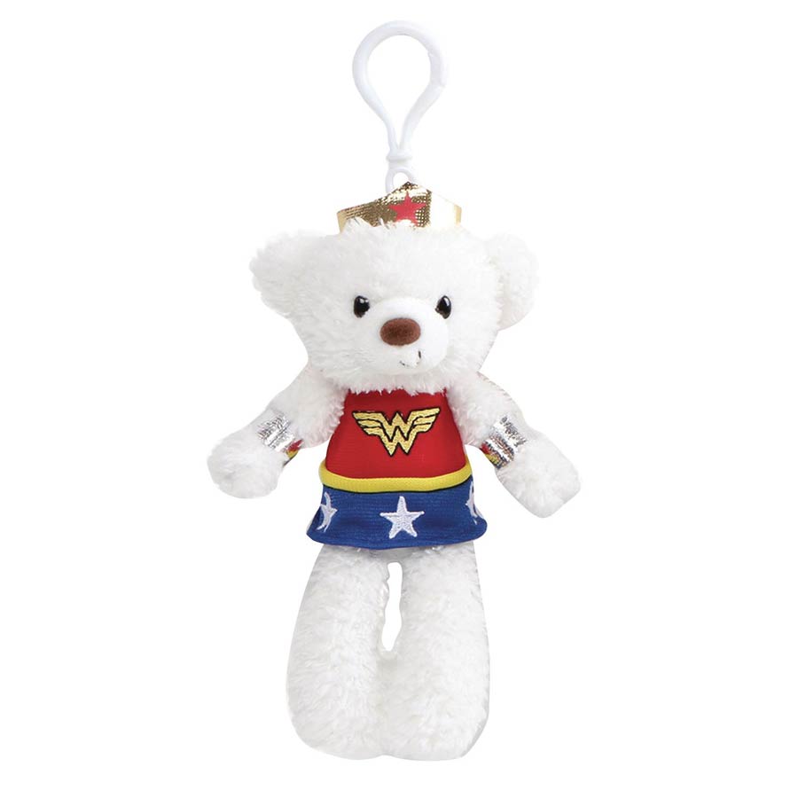 Gund DC Comics 7-Inch Plush Backpack Clip - Wonder Woman