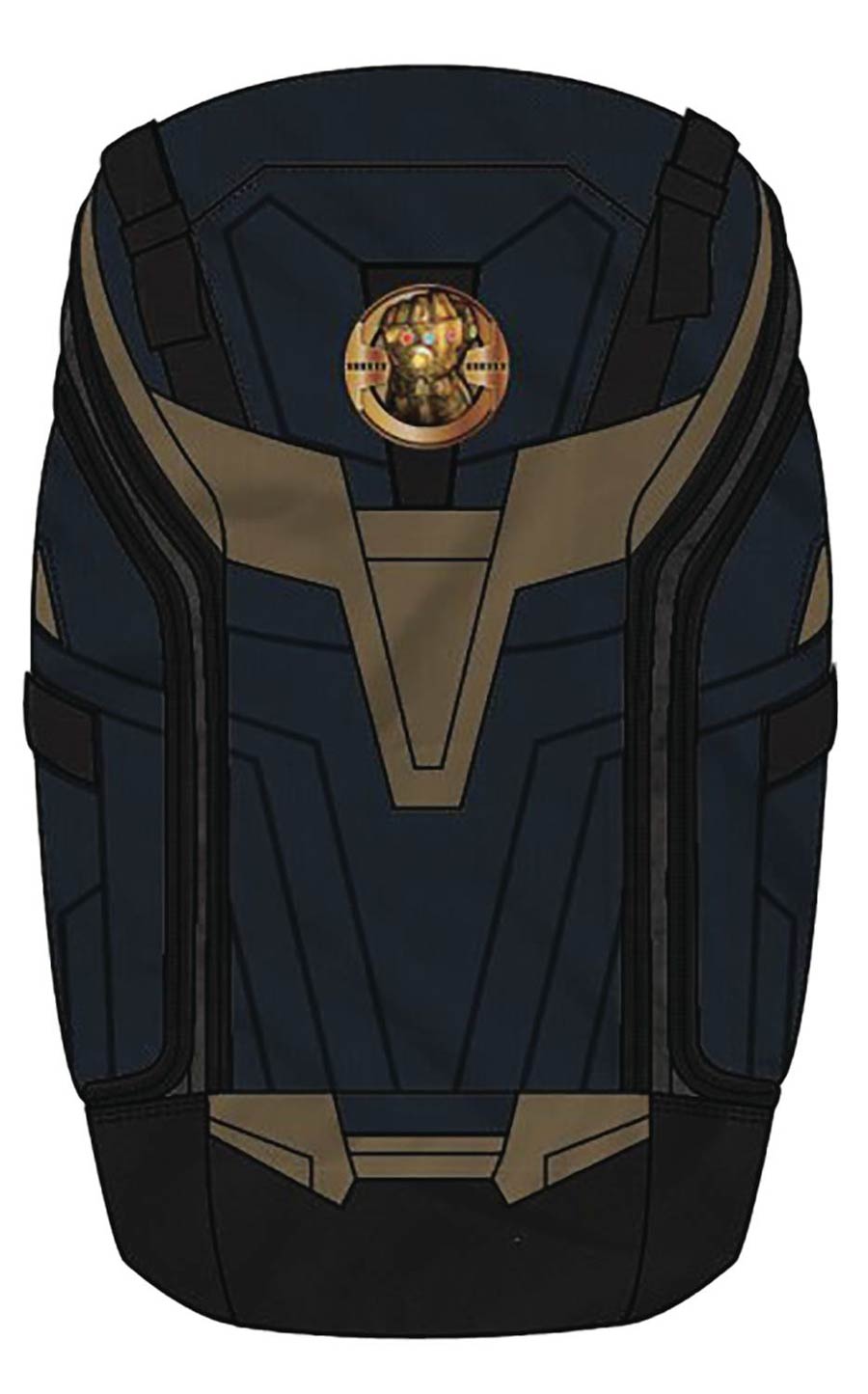 Avengers Infinity War Thanos Inspired Rear Zip Backpack