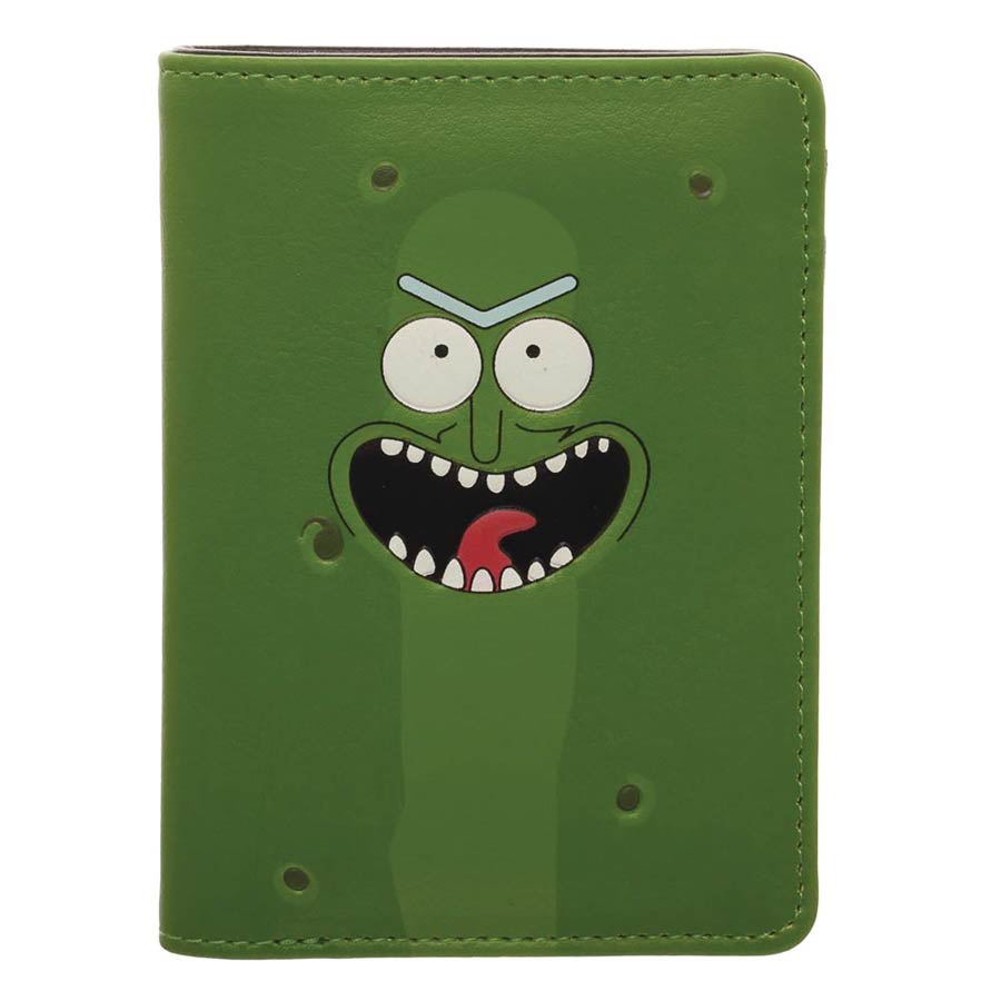 Rick And Morty Pickle Rick Vertical Bi-Fold Wallet