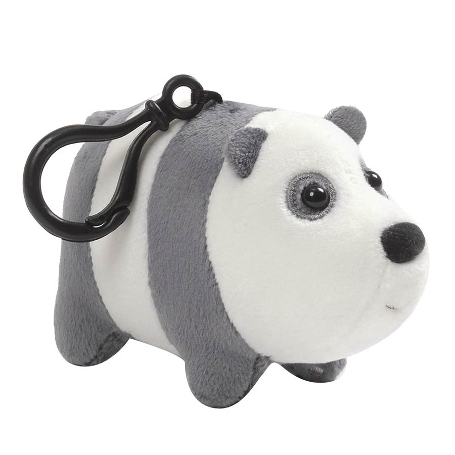 We Bare Bears 3-Inch Plush Backpack Clip - Panda