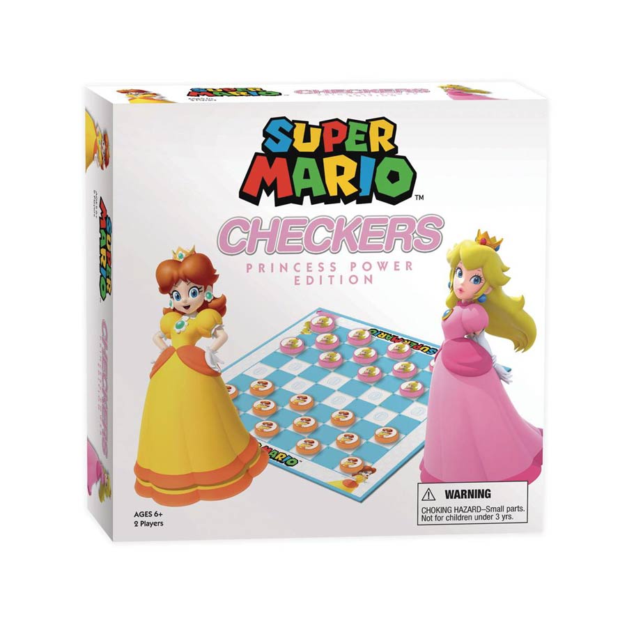 Super Mario Princess Power Checkers
