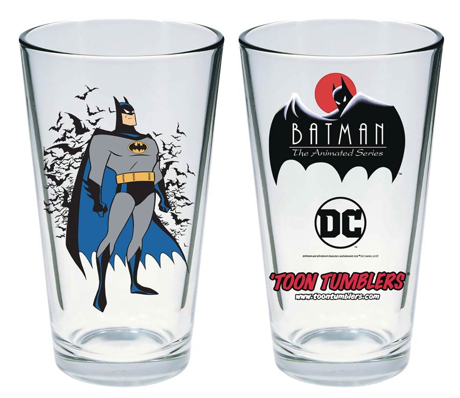 Batman The Animated Series Pint Glass - Batman