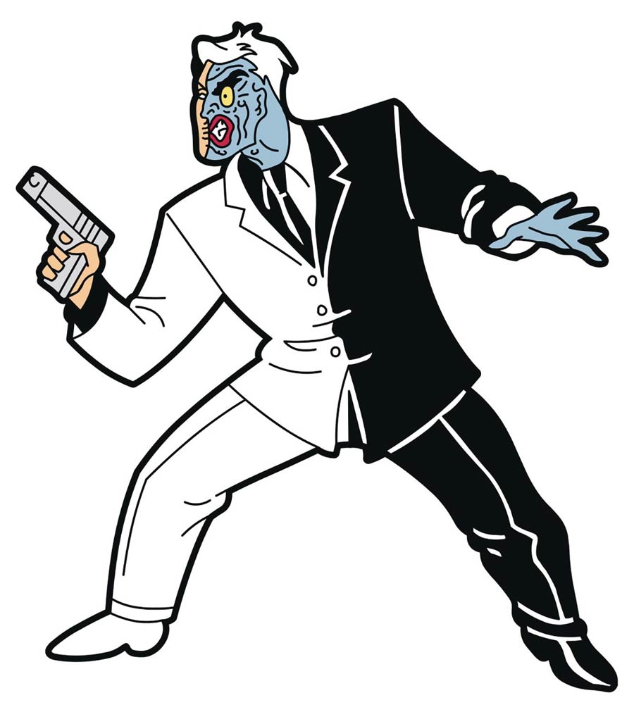Batman The Animated Series Mega Magnet - Two-Face
