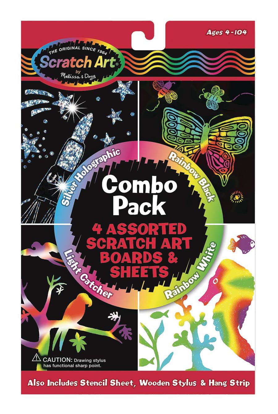 Melissa & Doug Scratch Art Combo Pack