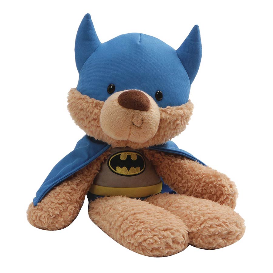 Gund DC Comics Fuzzy Bear 14-Inch Plush - Batman