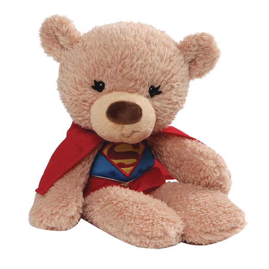 Gund DC Comics Fuzzy Bear 14-Inch Plush - Supergirl