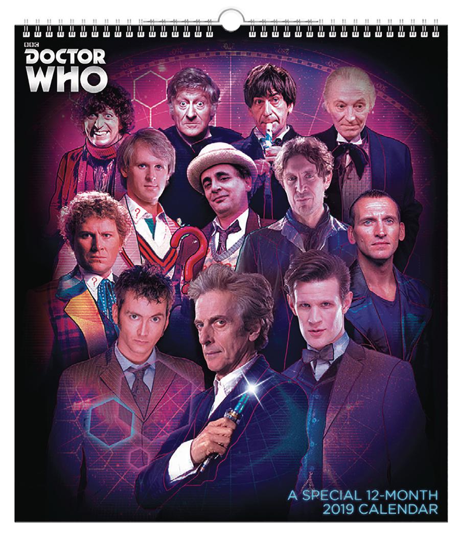 Doctor Who 2019 13x15-inch Wall Calendar