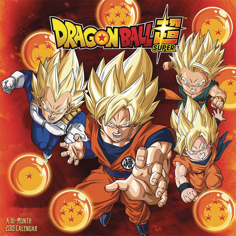 Dragon Ball Super 2019 Wall Calendar