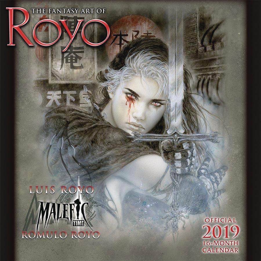 Fantasy Art Of Luis Royo 2019 Wall Calendar