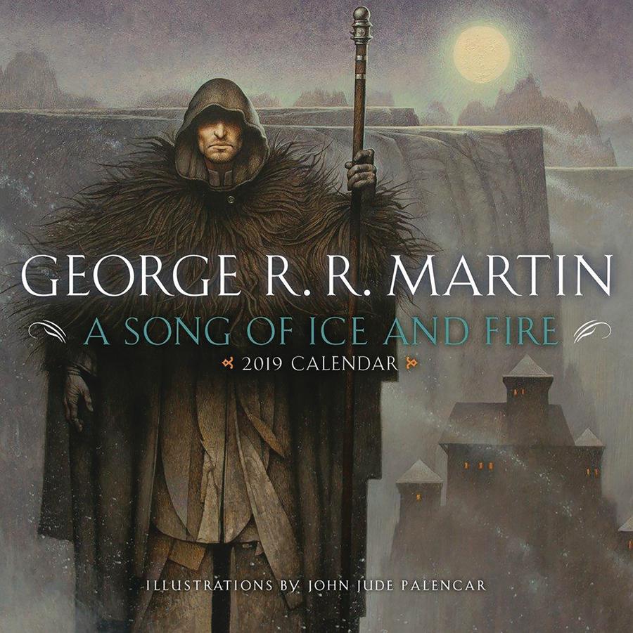 George RR Martin A Song Of Ice And Fire 2019 Wall Calendar