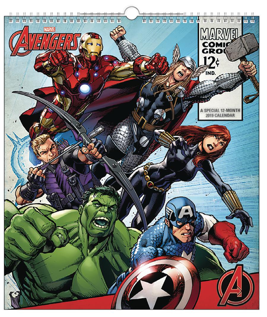 Marvels Comics 2019 13x15-inch Wall Calendar